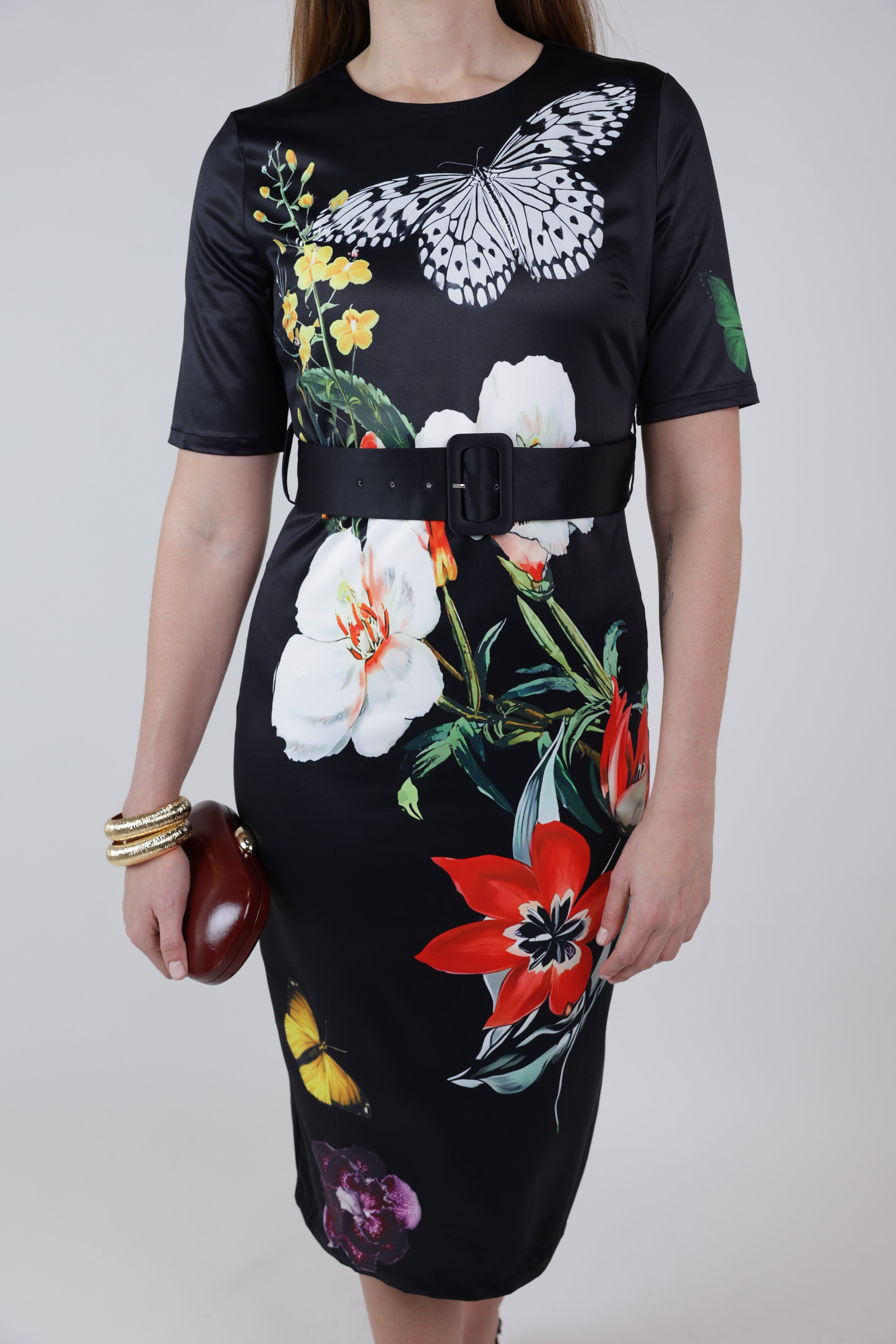 Zylen Floral Midi Dress