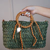 Strappé Woven Circle Handle Bags – Tropical Texture Meets Playful Design - Carema Boutique