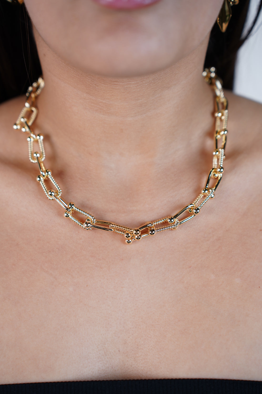 Silvane Links Necklace – Polished Statement Chain