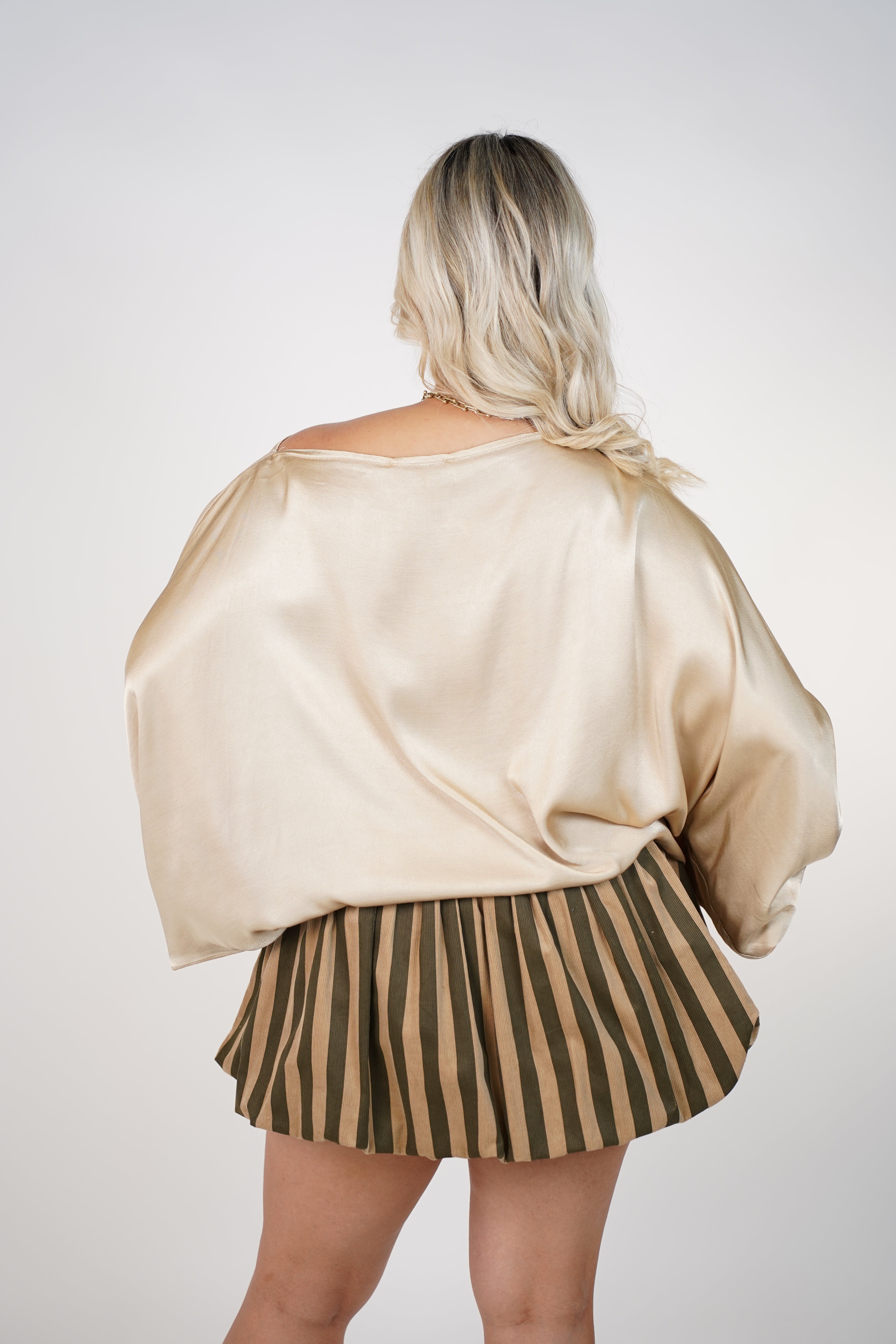 Luma Satin Blouse – Plum Radiance with Effortless Flow