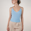 Zarrel Knit Top – Low Back Spaghetti Strap Tank