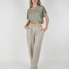 Zalina Belted Striped Pants – Effortless, Relaxed Style