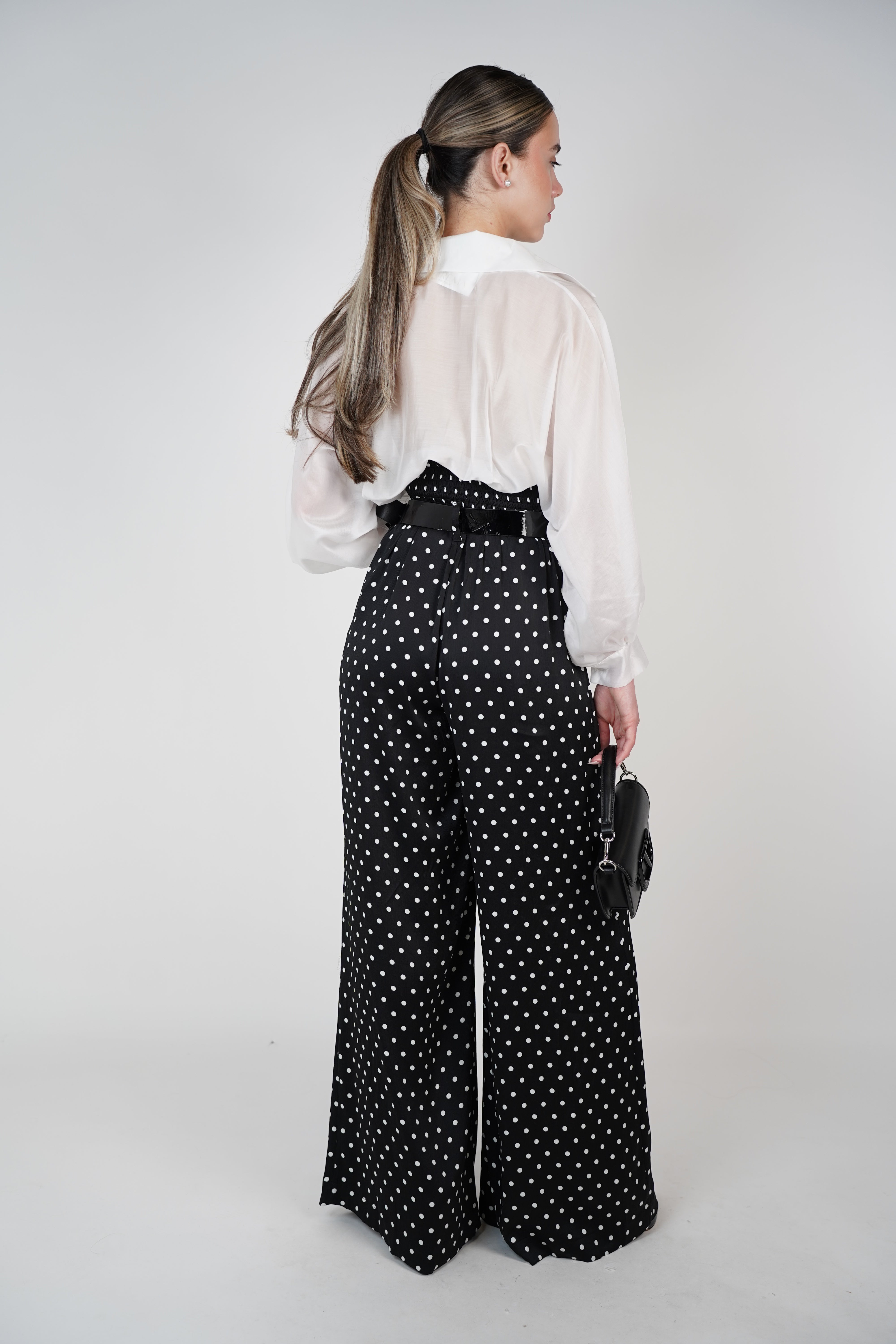 Suni Polka Dot Pants – Classic Chic with a Modern Flow