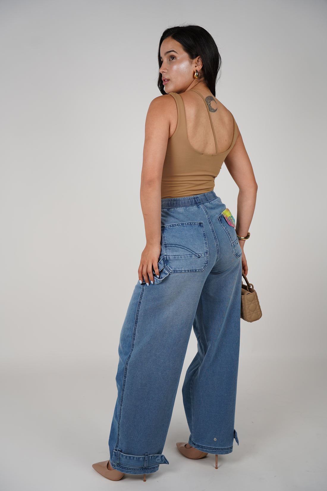 Ovela Denim Joggers – Laid-Back Fit, Everyday Comfort