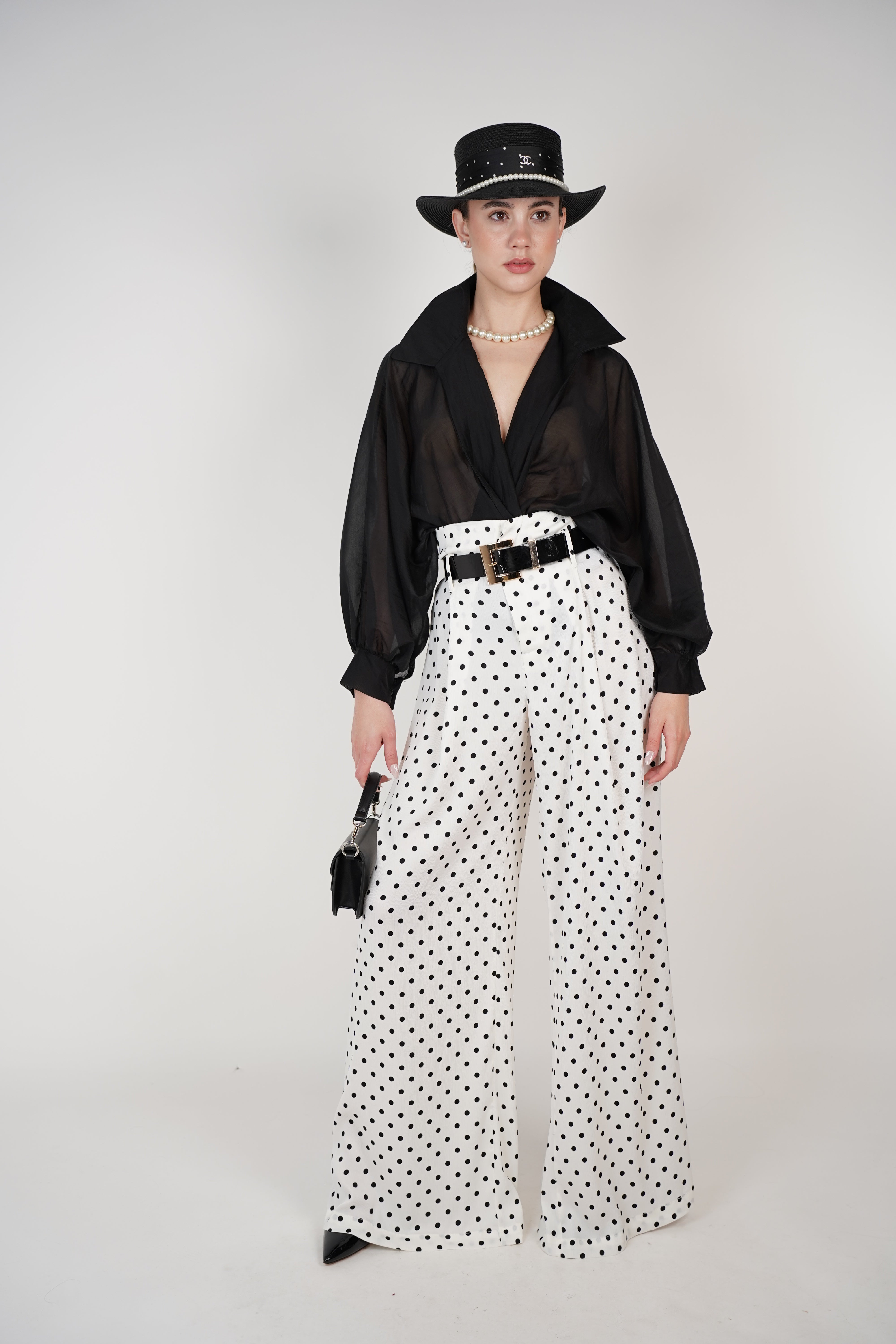 Suni Polka Dot Pants – Classic Chic with a Modern Flow
