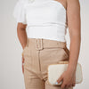 Luxin Belted Shorts – High-Waisted Structured Shorts with Matching Belt