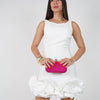 Thalani Mini Ruffle Dress – Sleek and Playful Statement