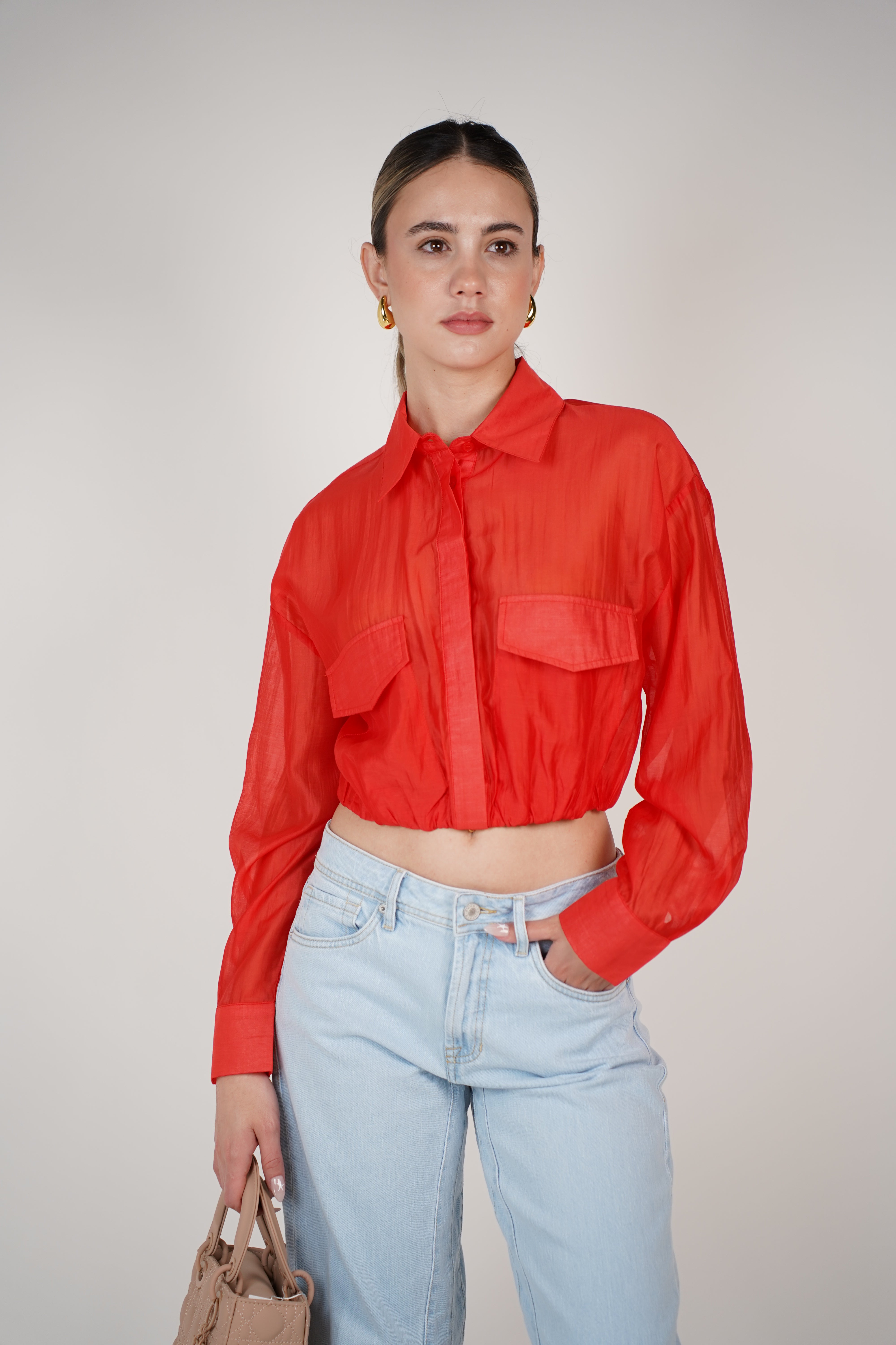 Ovia Sheer Crop Tops – Light, Airy, and Effortlessly Chic