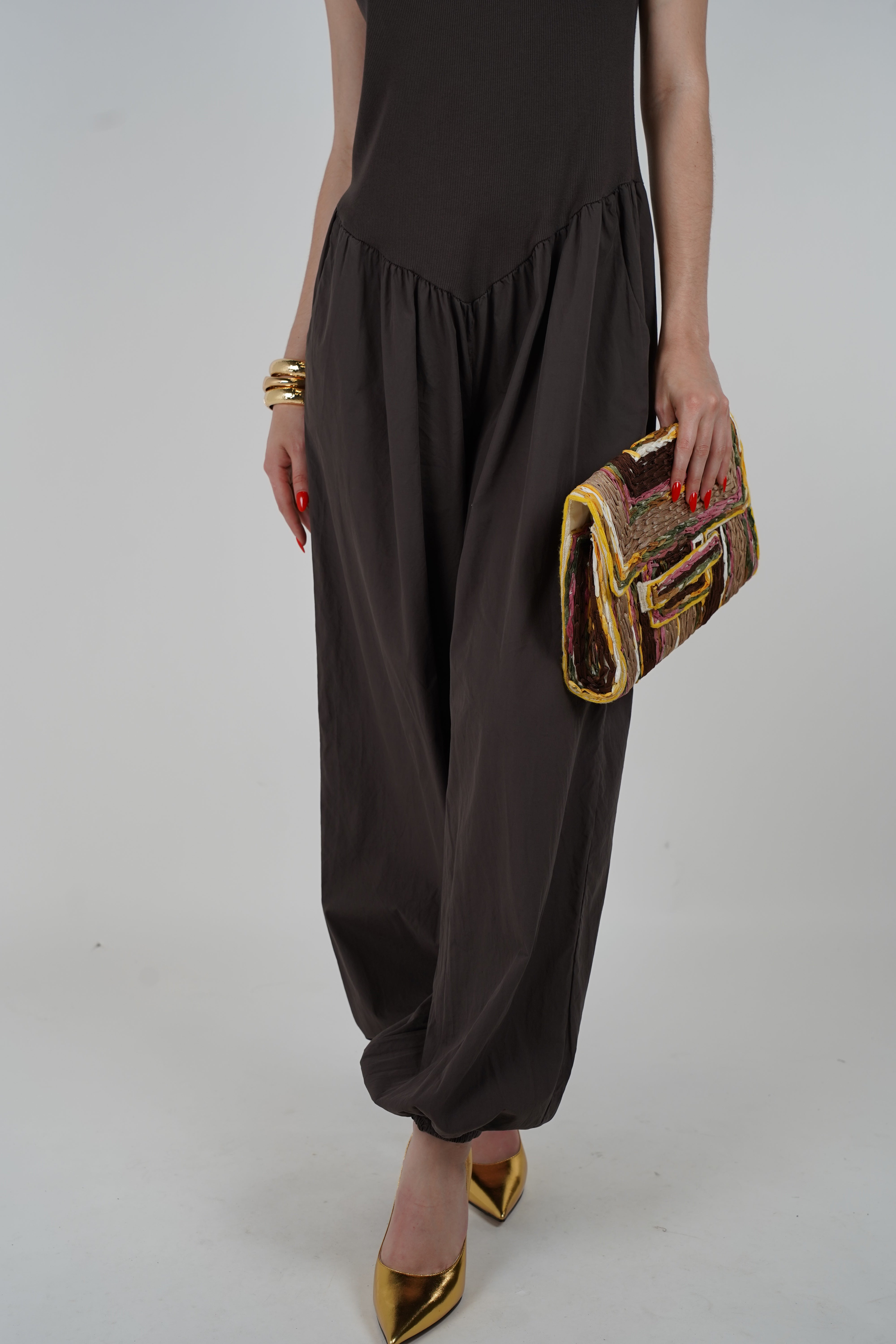 Koriya Jumpsuit – One-Shoulder Statement in a Flowing Silhouette