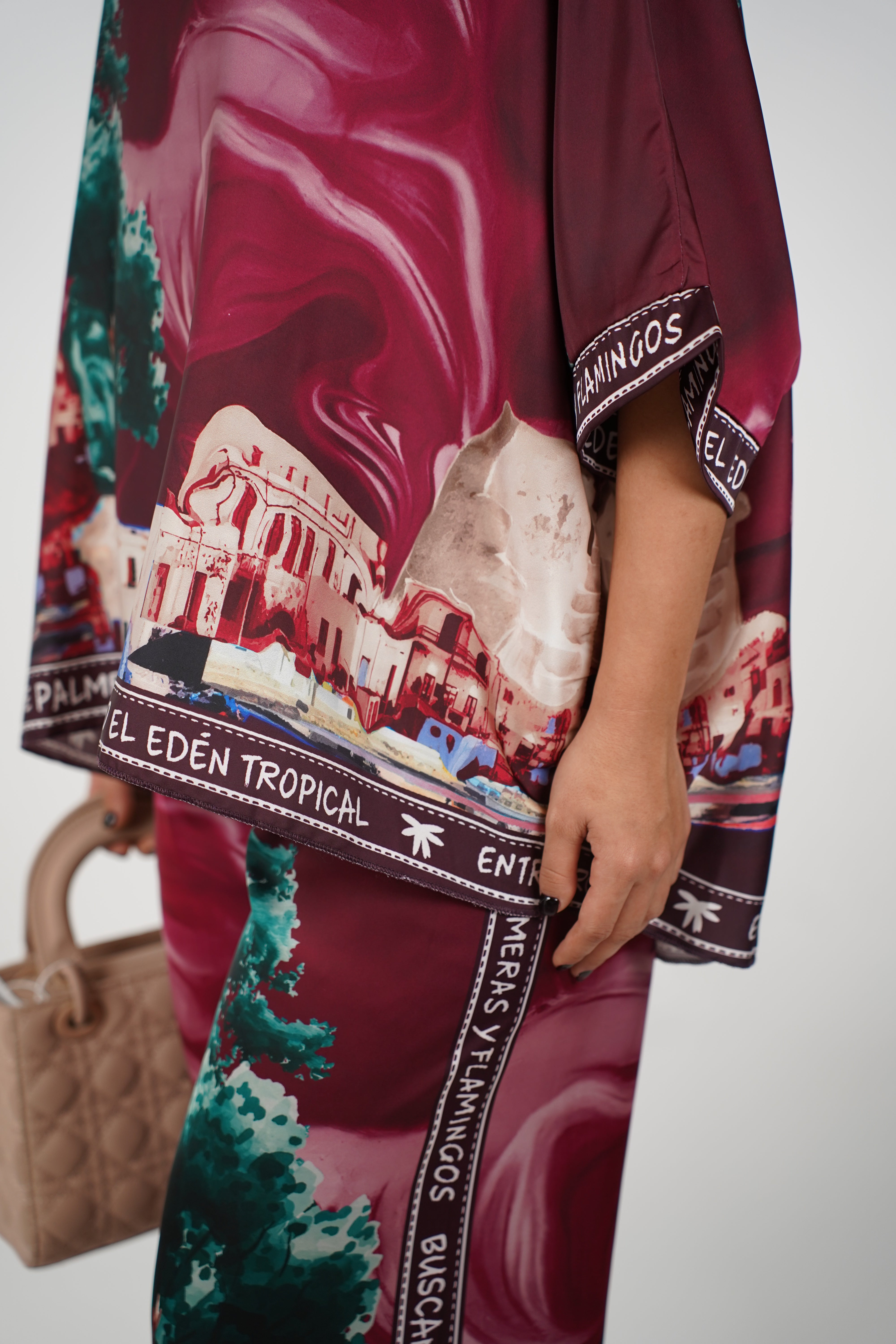 Lorie Silk Pants Set – Luxe Comfort with Artistic Flair