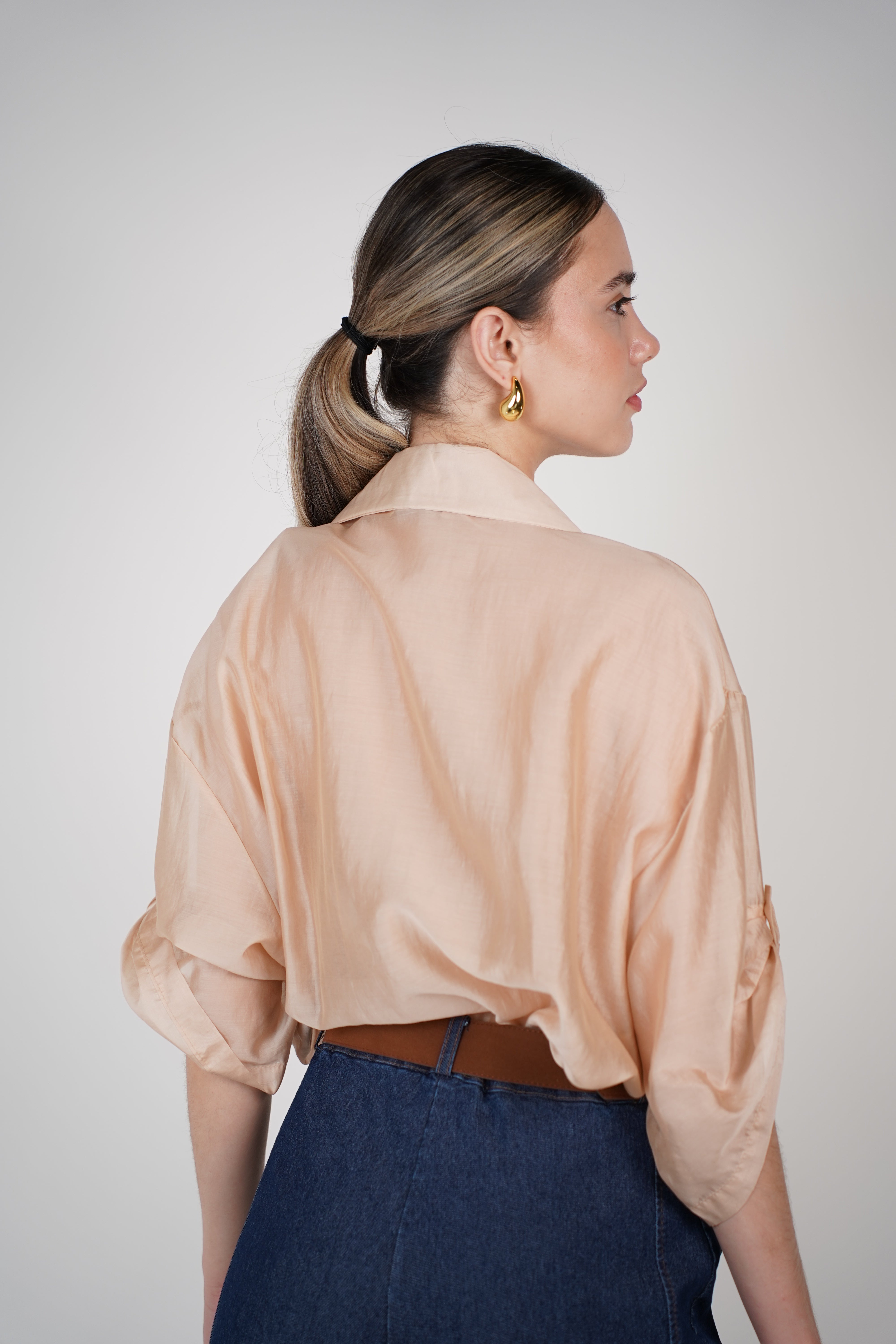 Lira Sheer Blouse – Lightweight, Versatile & Effortlessly Chic