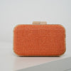 Solea Woven Box Clutch – Green or Beige