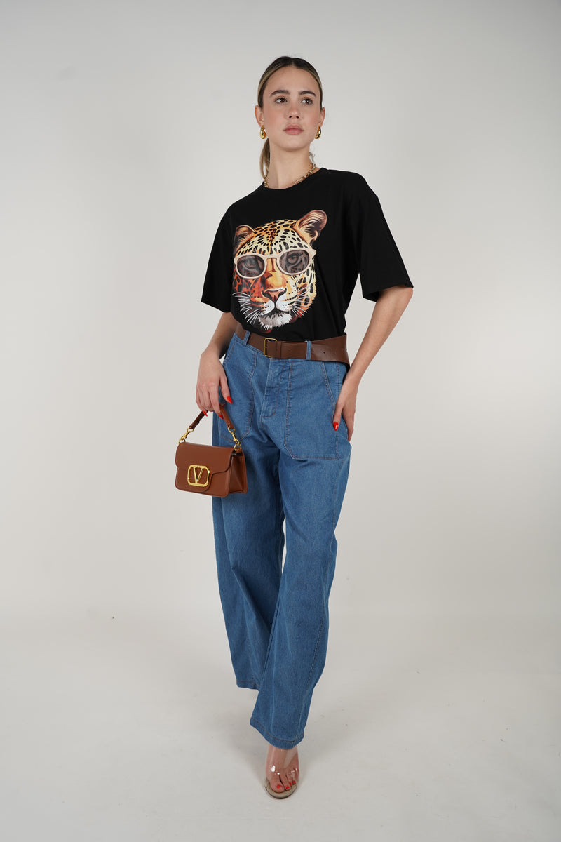 El Tiger T-Shirt – Fierce Leopard Graphic Tee