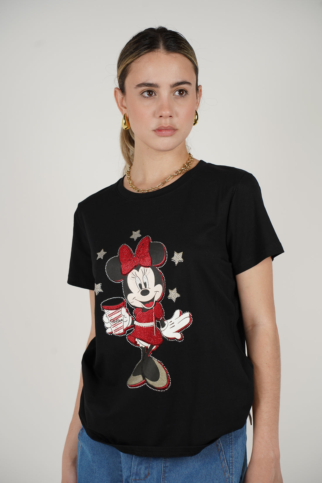 Minnie Coffee Tee – A playful twist on casual comfort