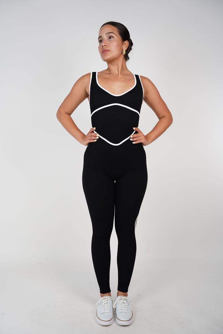 BW Jumpsuit – Sleek Fit, Sporty Edge