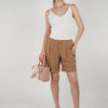 Haze Tailor Tuck Shorts – Elevated Everyday Comfort in Neutral Tones