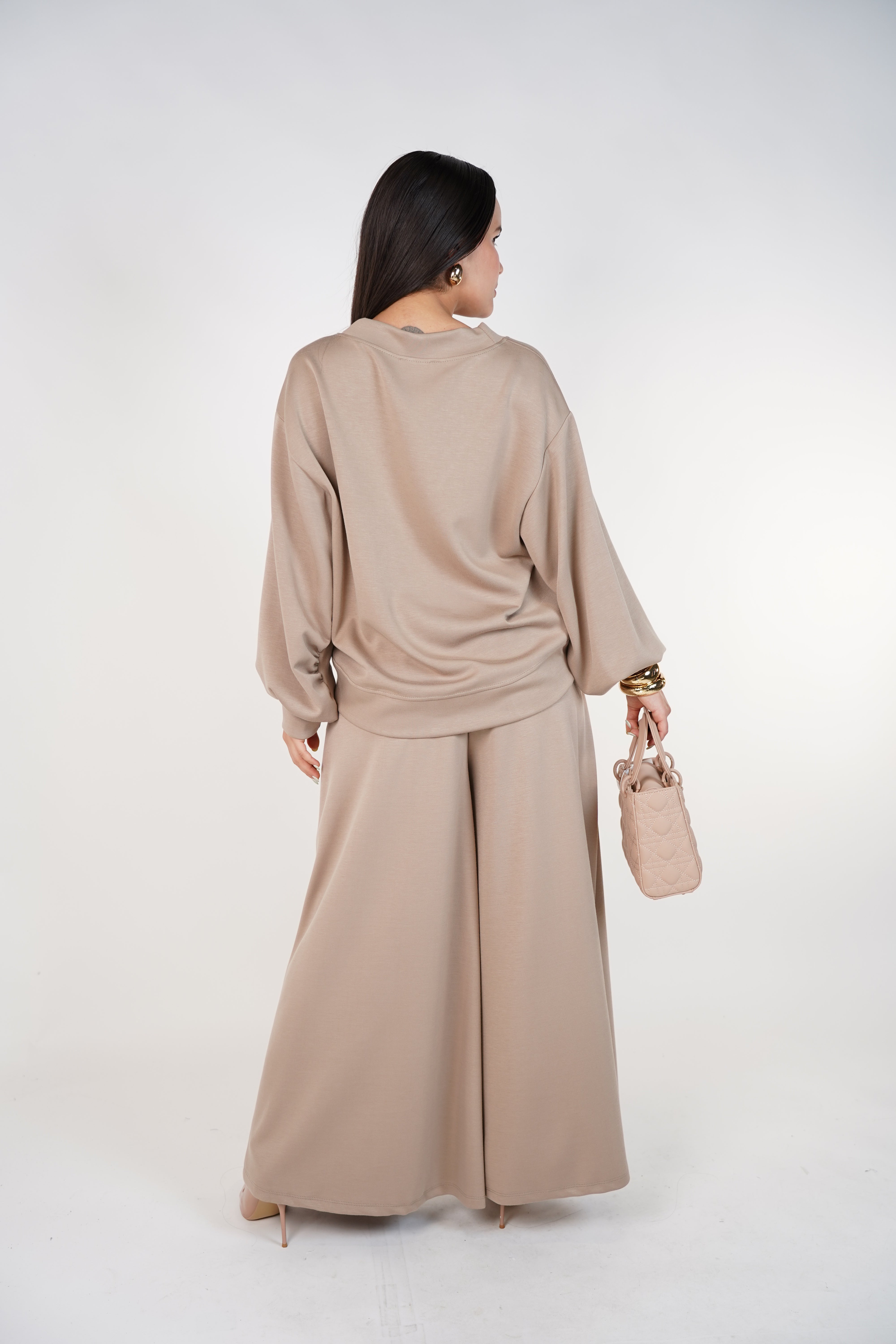 Aylin Pants Set – Cozy Wide-Leg Lounge Set for Women