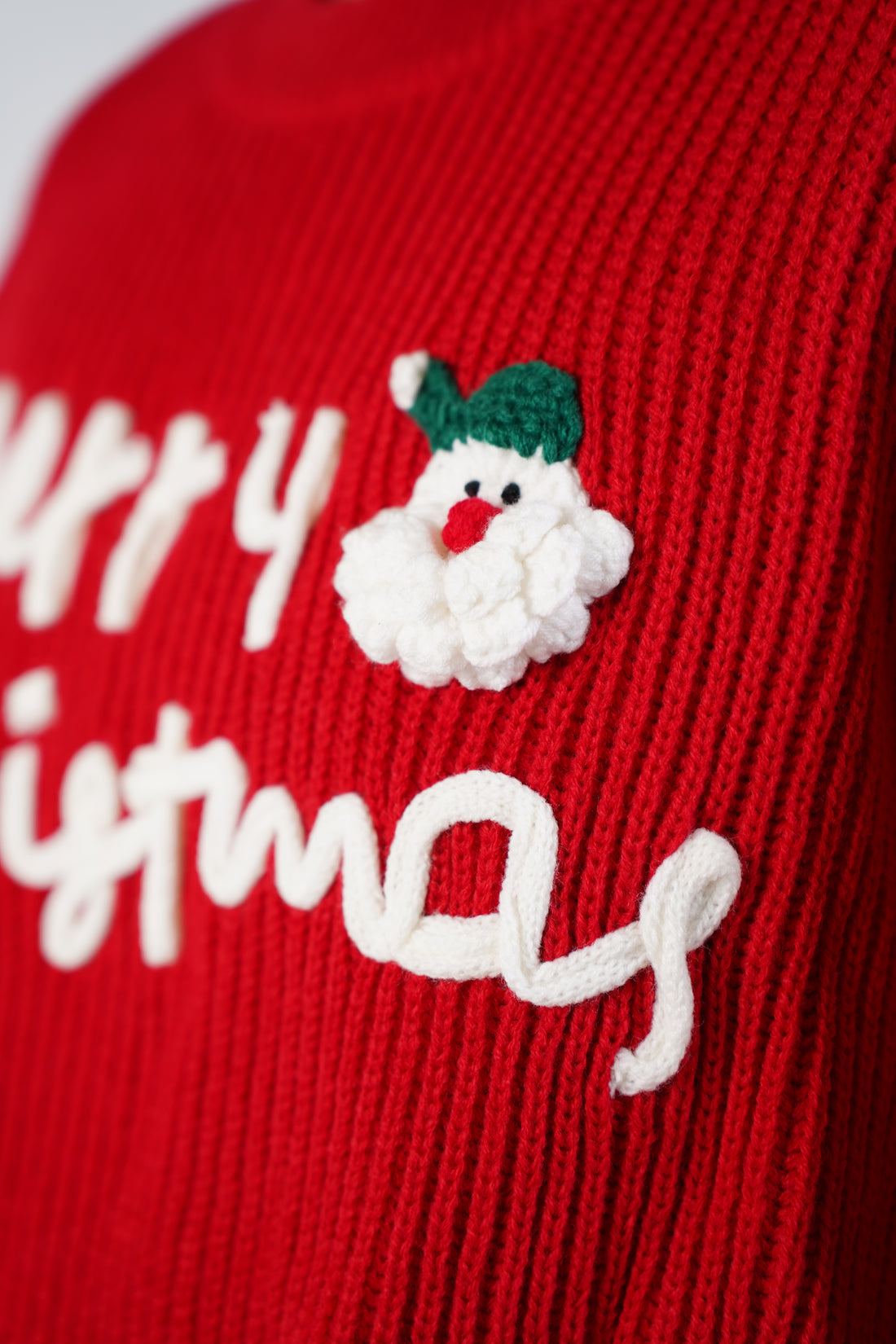 Merry Christmas Santa Sweater – Festive Knit Holiday Essential