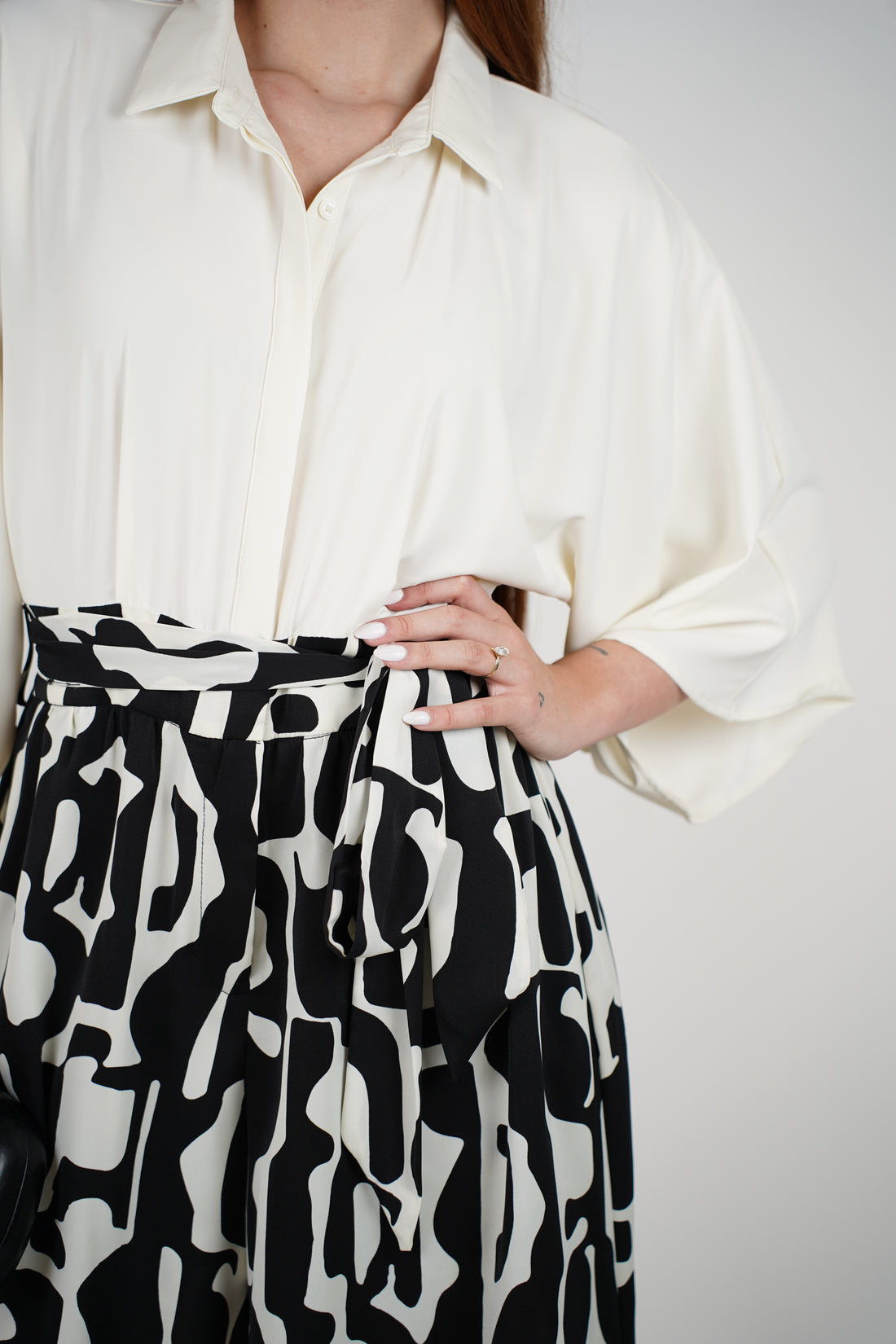 Mamuchi Dress – Playful Print Meets Sophisticated Structure