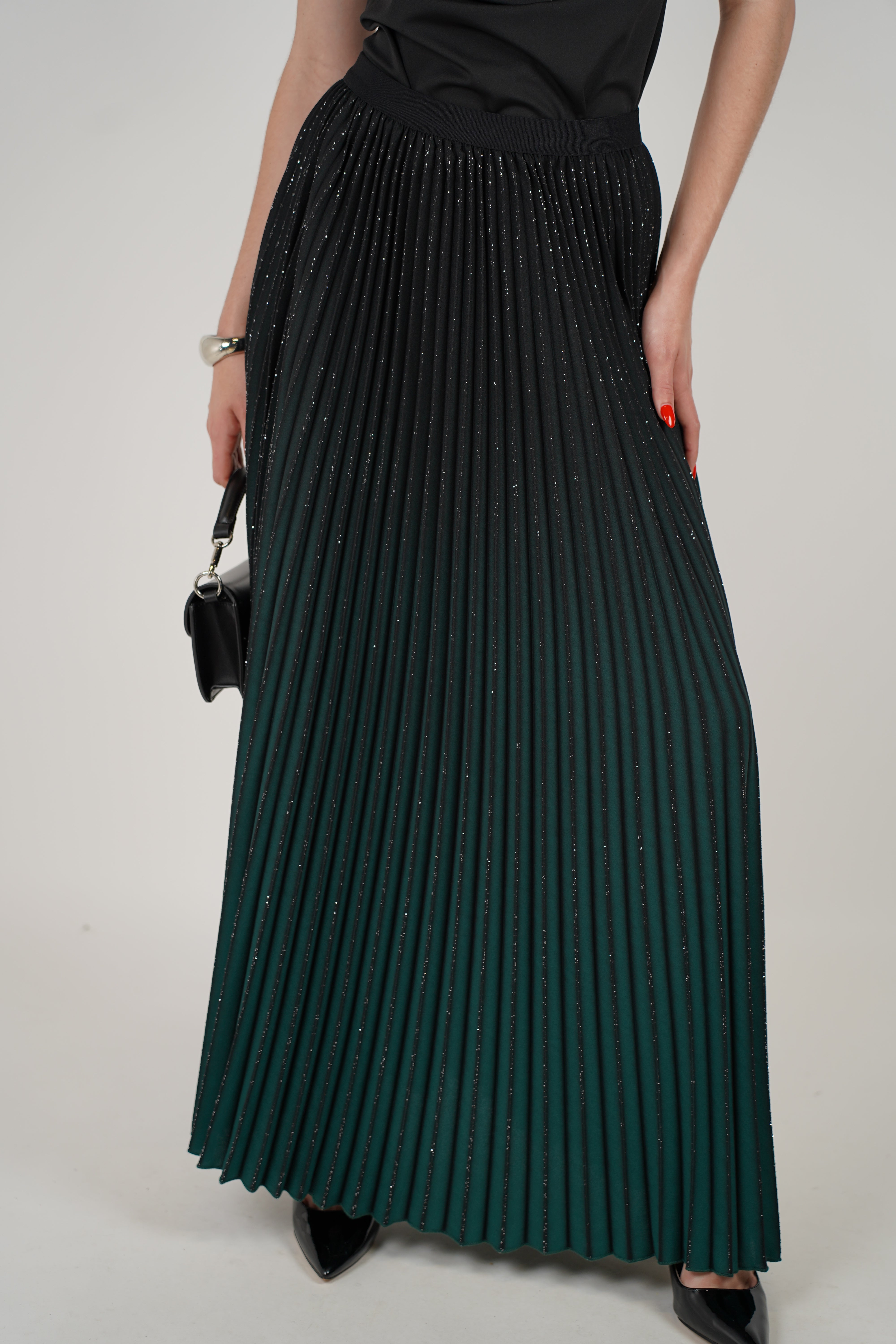 Alyssa Skirt – Ombre Elegance with a Hint of Sparkle