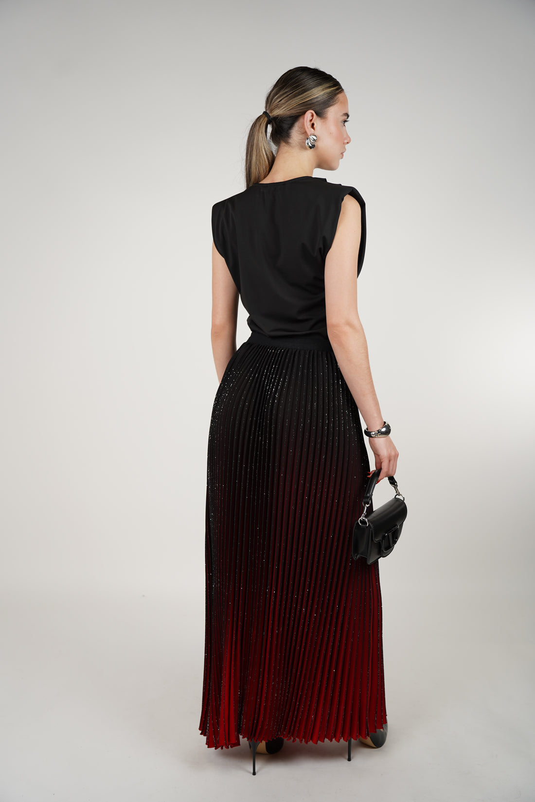 Alyssa Skirt – Ombre Elegance with a Hint of Sparkle