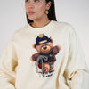 HoneyBear Heart Sweater – Sweet Cozy 3D Bear Graphic