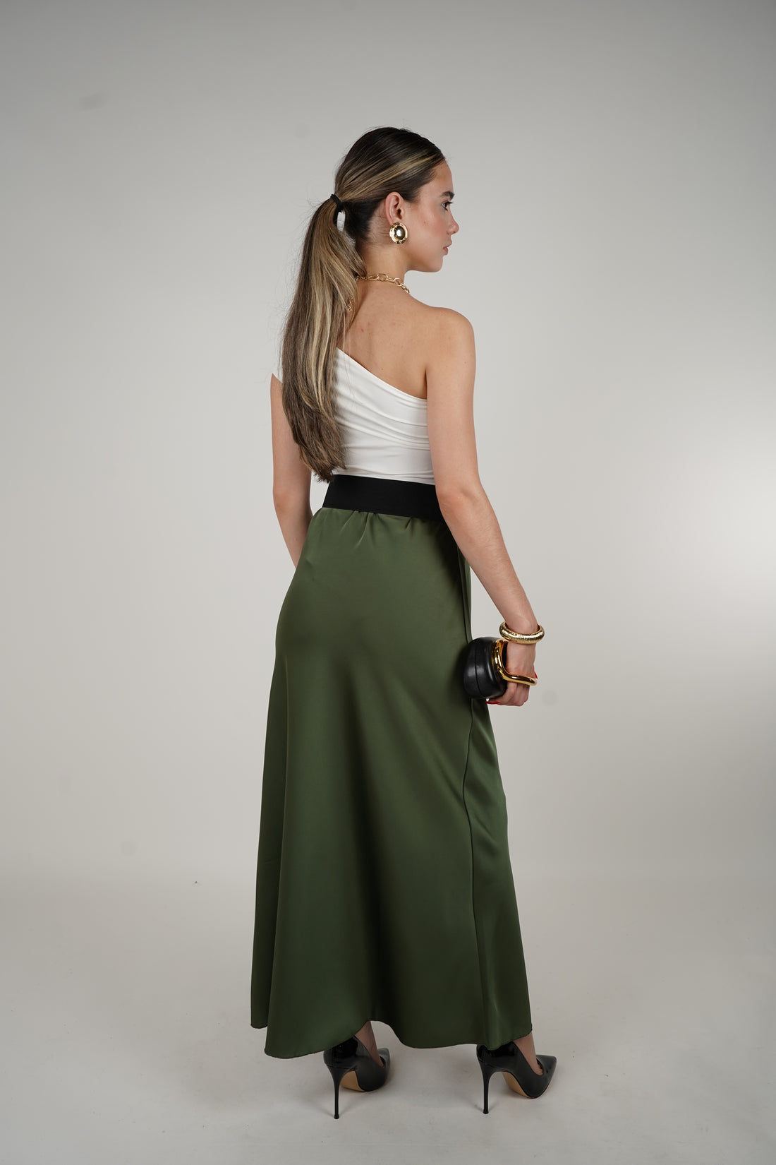 Falda midi Alicia