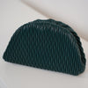 Vixar Textured Clutch – Modern Pleated Evening Bag