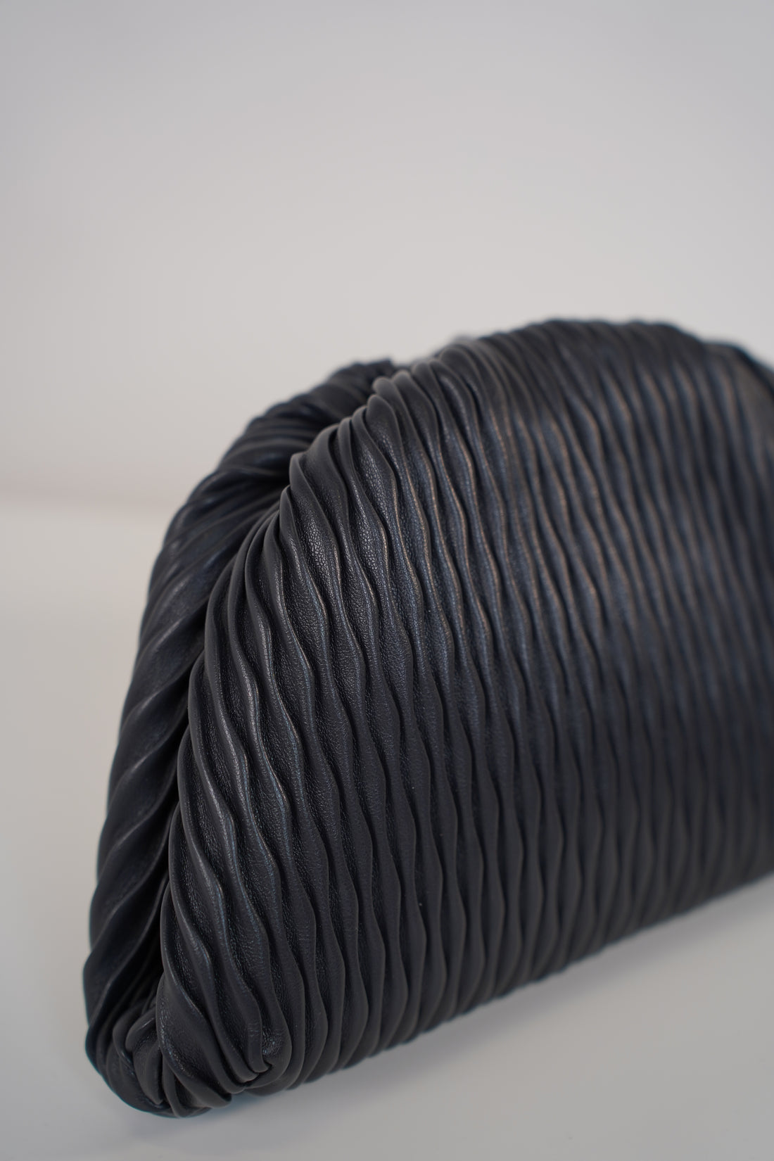 Vixar Textured Clutch – Modern Pleated Evening Bag