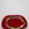 Bellora Shiny Clutch – Sculpted Gloss Statement Bag