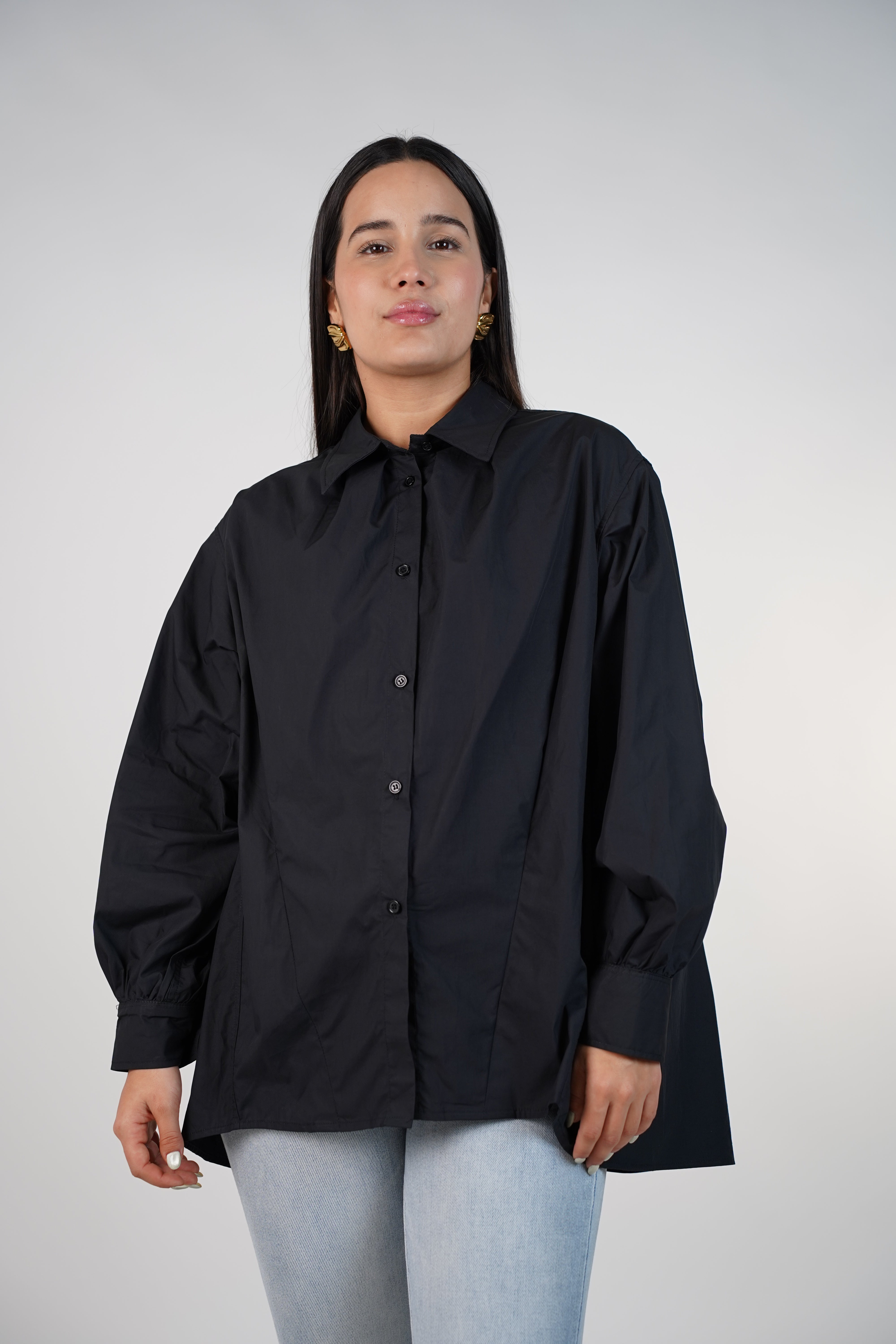 Janelle Poplin Shirt – Clean, Modern & Effortlessly Chic