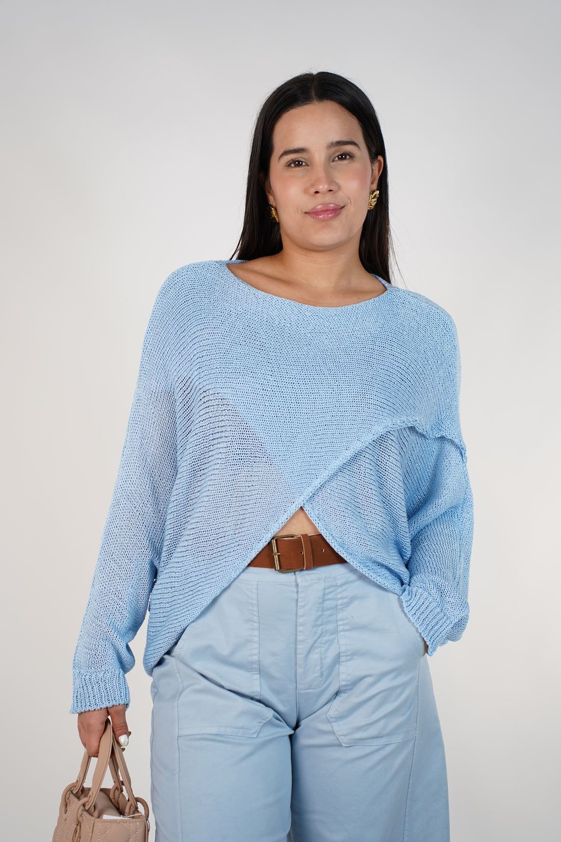 Nelly Cardigan Sweater – Effortless Wrap Comfort in Knit