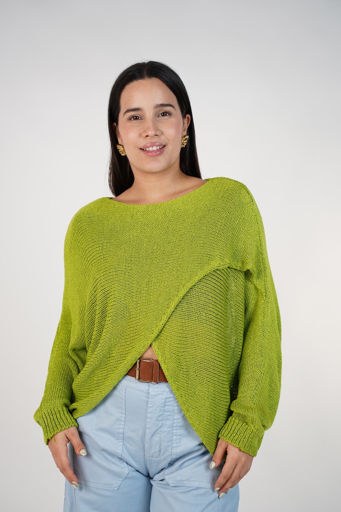 Nelly Cardigan Sweater – Effortless Wrap Comfort in Knit