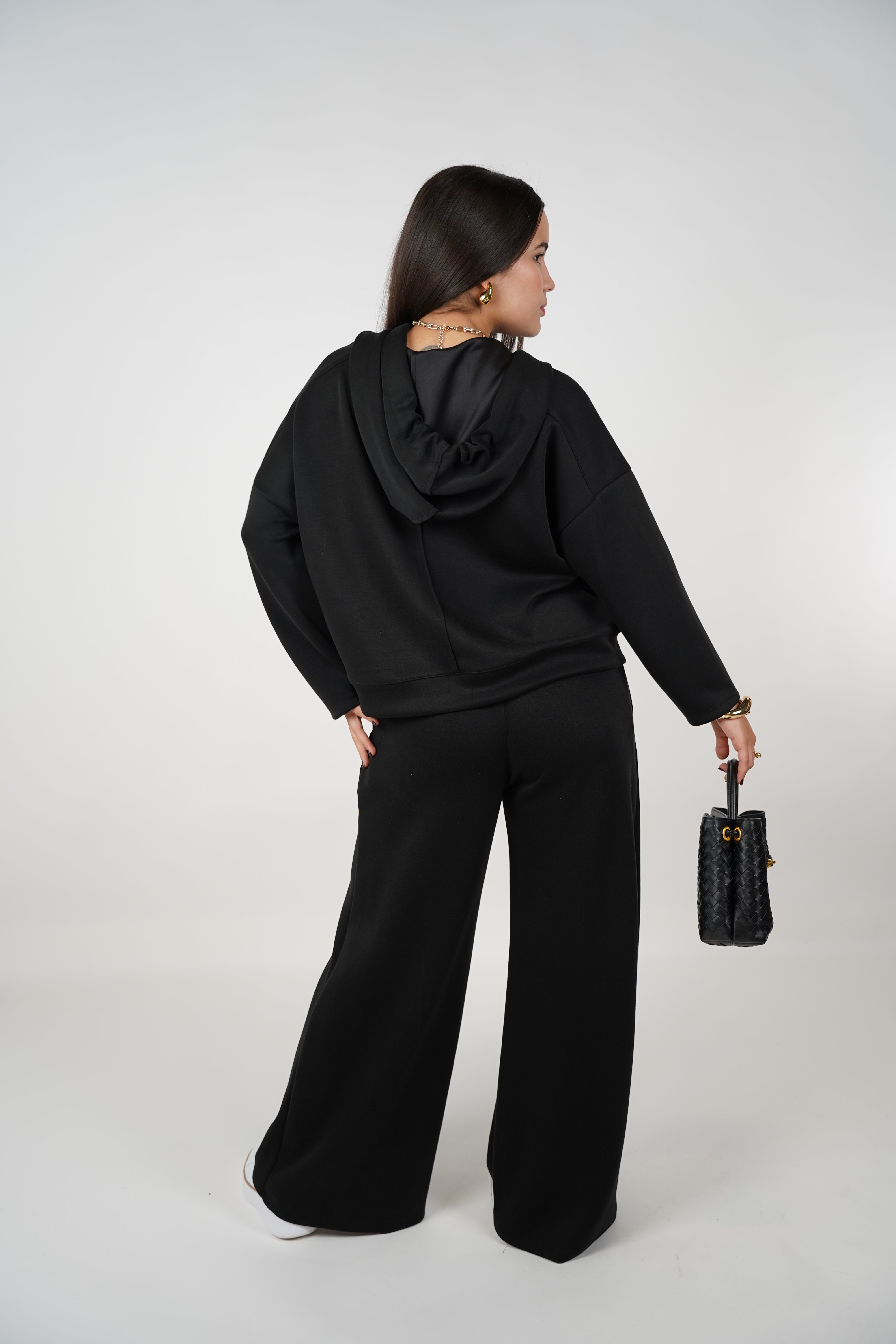 Selen Hooded Lounge Set – Effortless Minimal Luxe