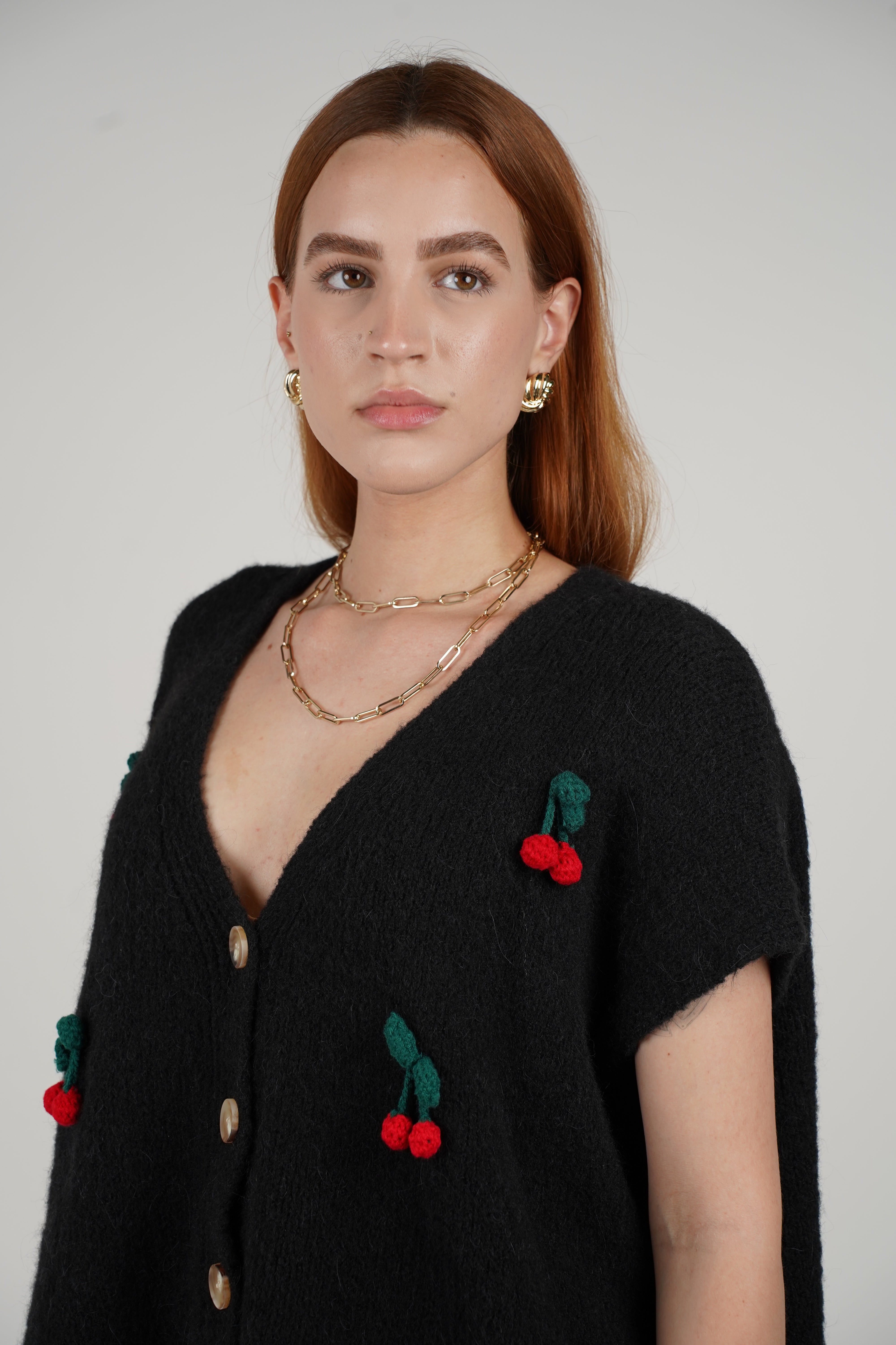Cherries Sweater Vest – Sweet, Soft & Playfully Chic