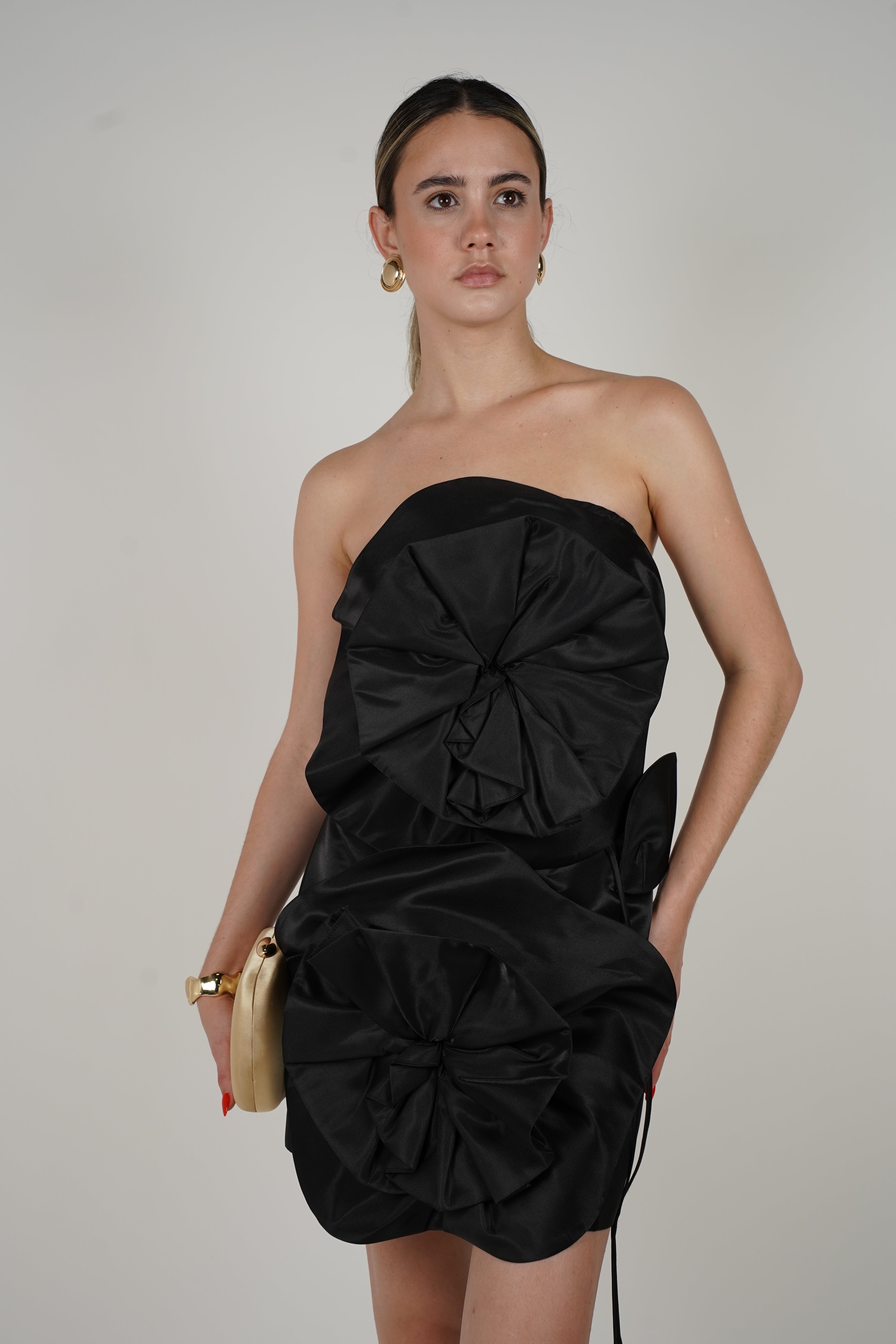 Aly Flower Dress – Bold Blooms, Elegant Statement