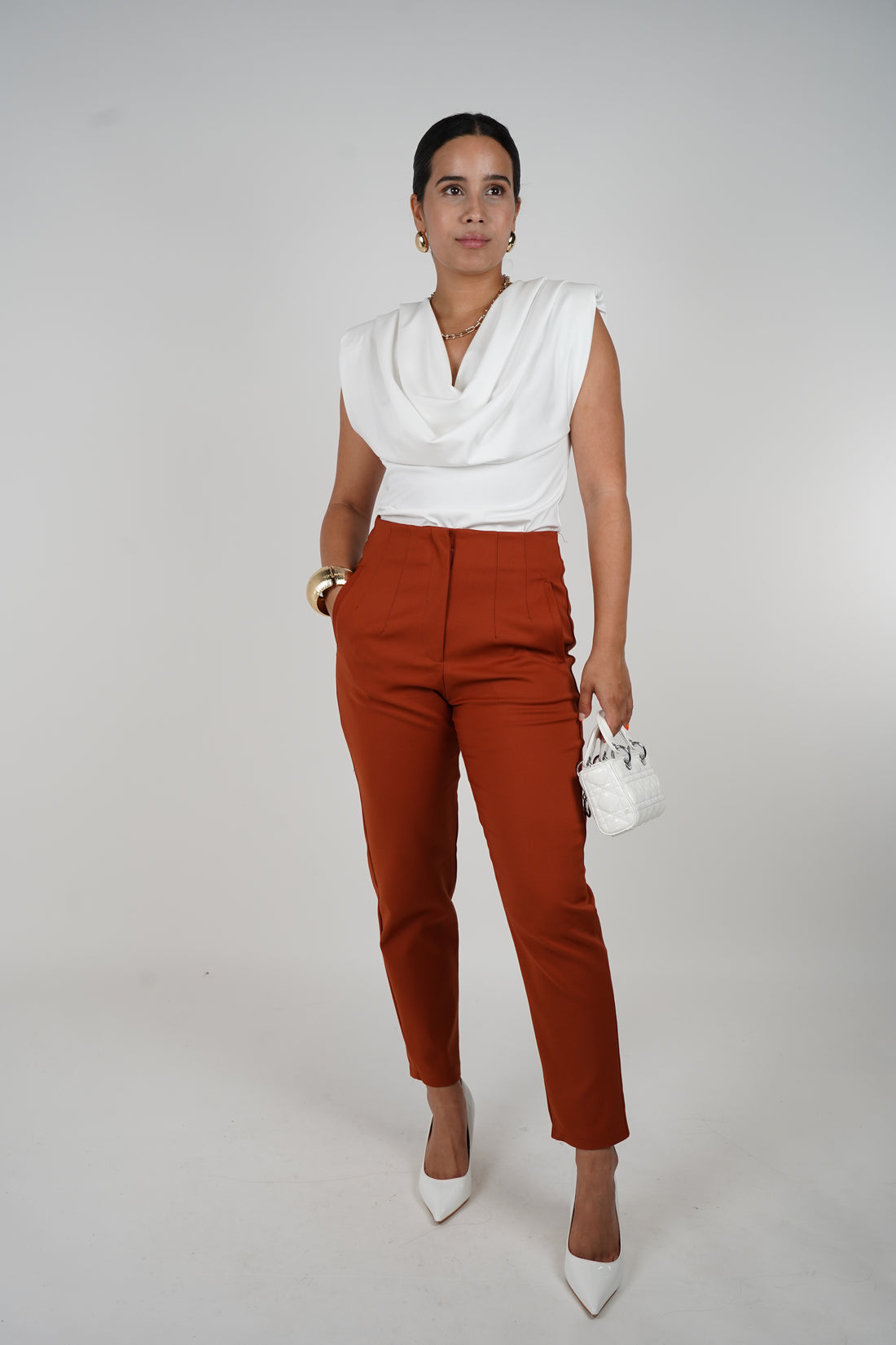 Emily Pants – Sleek Tailored Fit in Multiple Colors