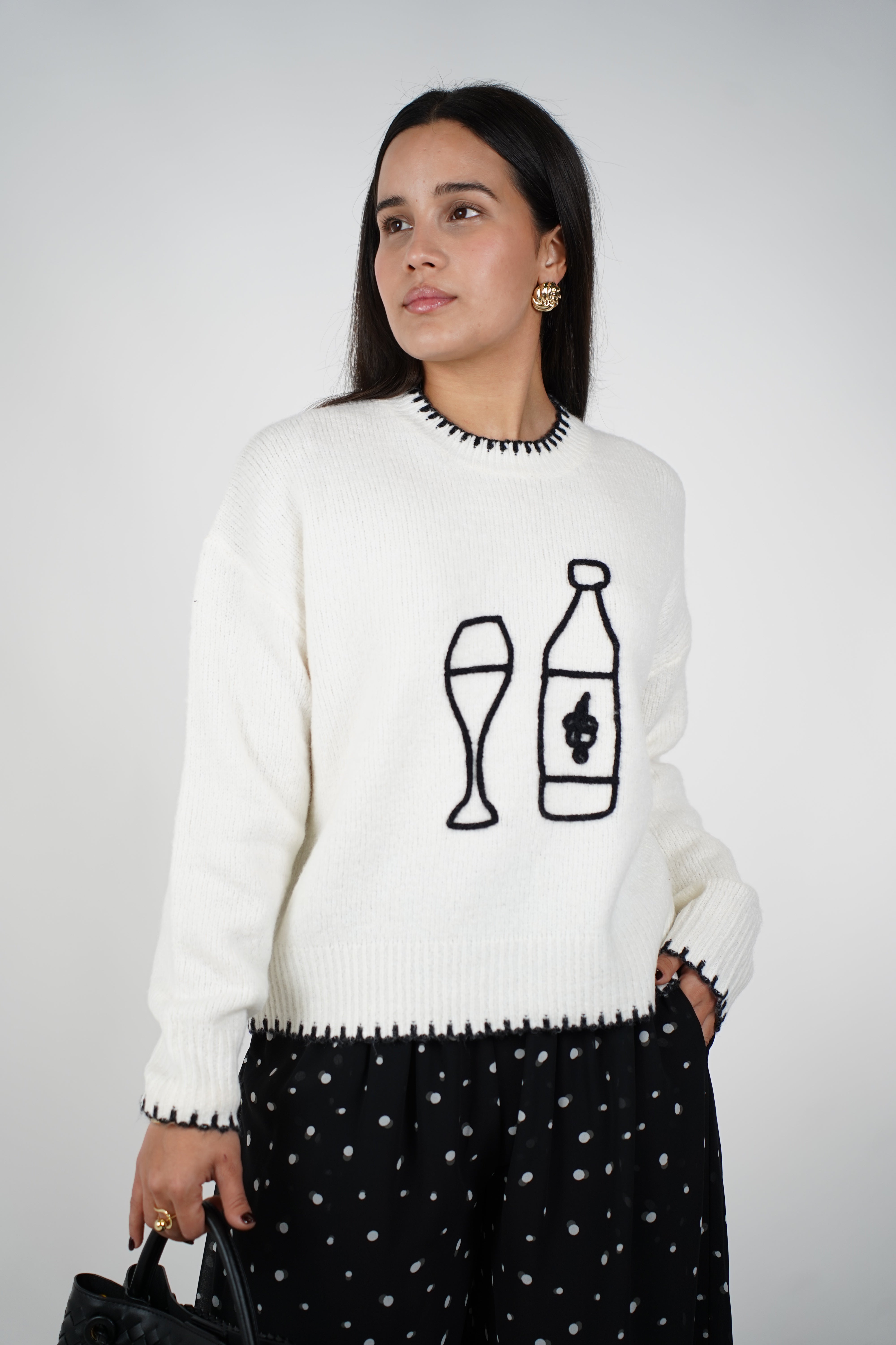 Halia Sweater – Cozy Knit with a Playful Twist