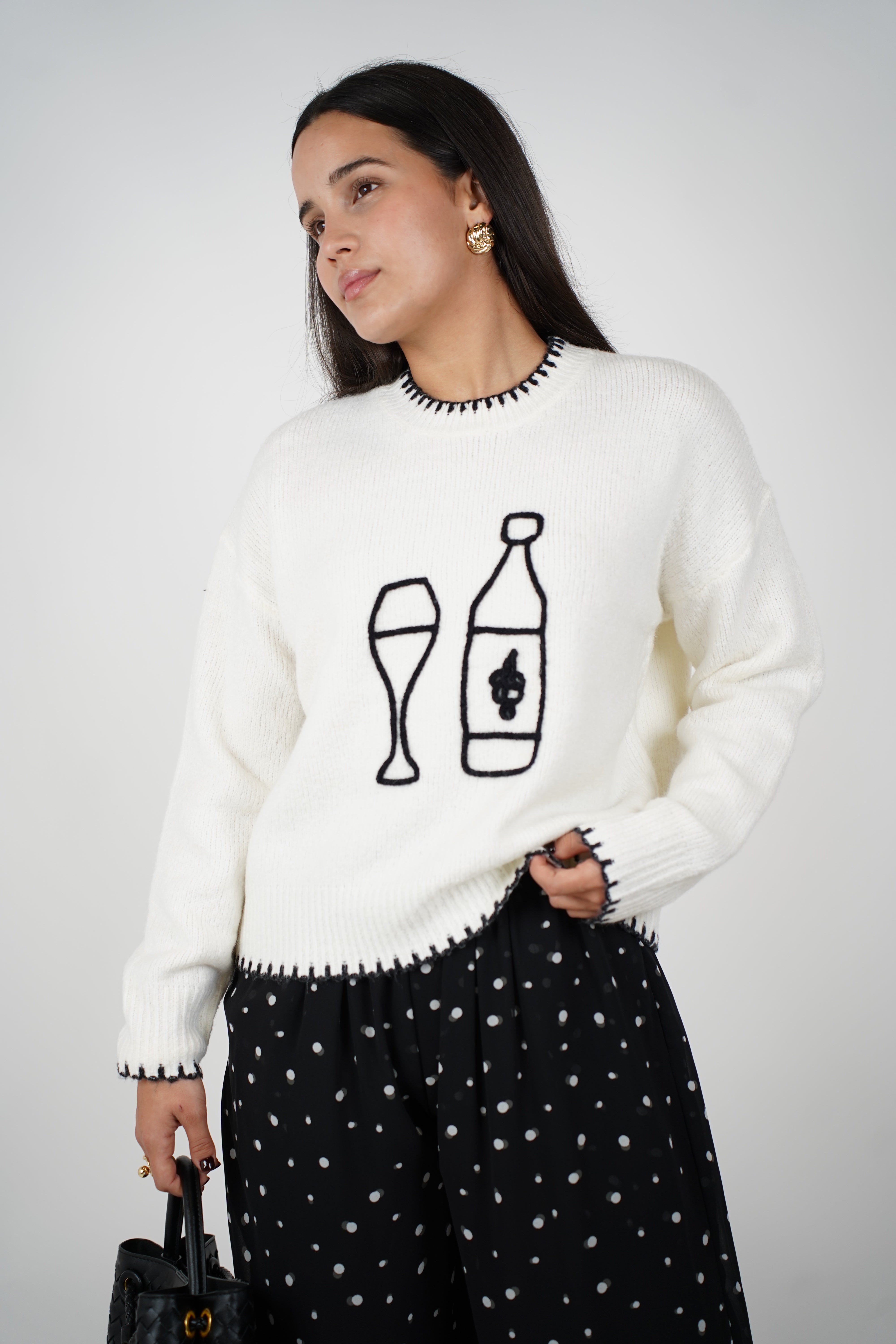 Halia Sweater – Cozy Knit with a Playful Twist