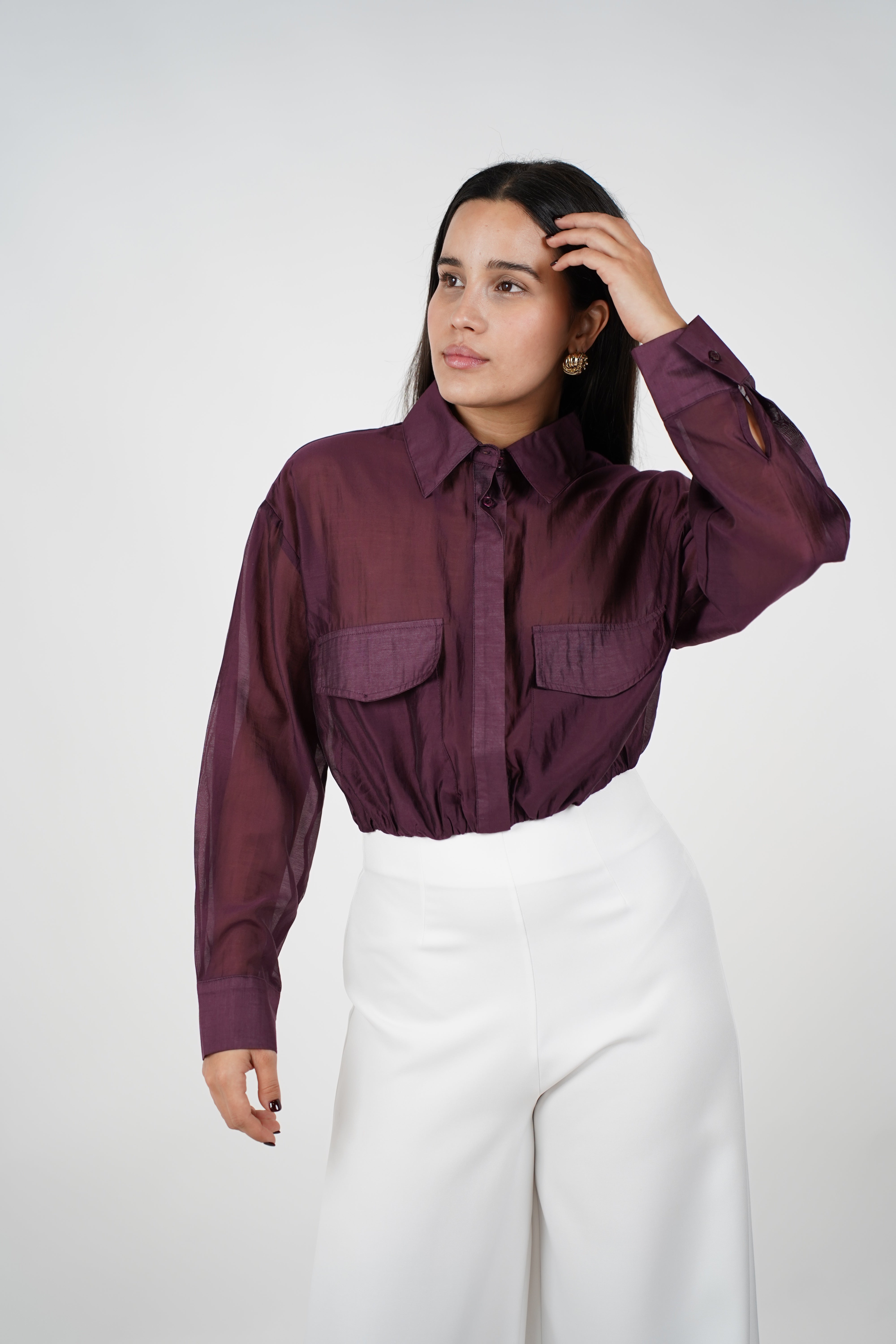 Ovia Sheer Crop Tops – Light, Airy, and Effortlessly Chic