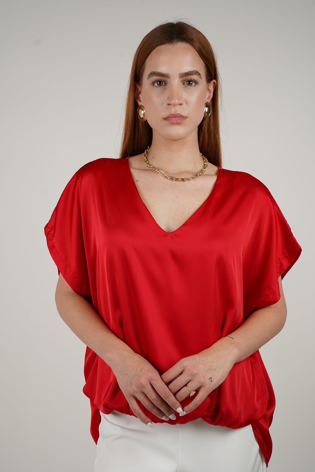 Juanita Silk Blouse – Effortless Elegance for Any Day