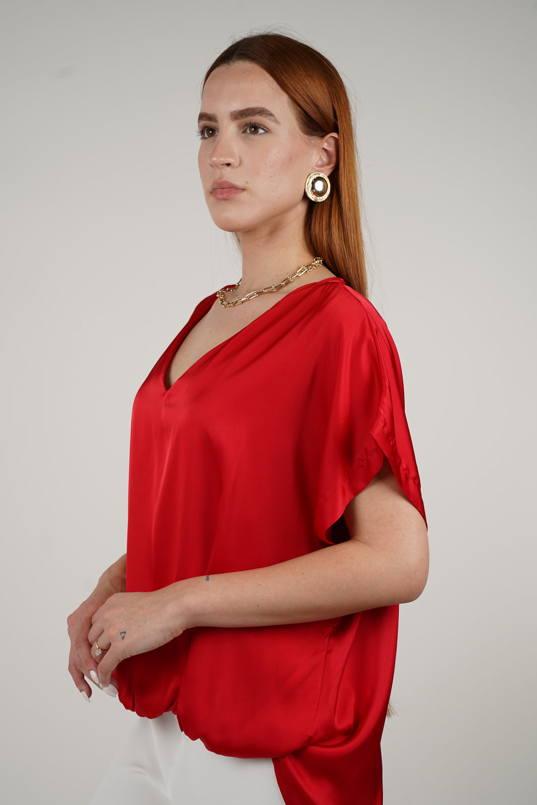Juanita Silk Blouse – Effortless Elegance for Any Day