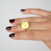 Zarie Pebble Ring – Glossy Pop of Color