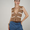 Demi Striped Crochet Vest – One Size, Multi-Color Options