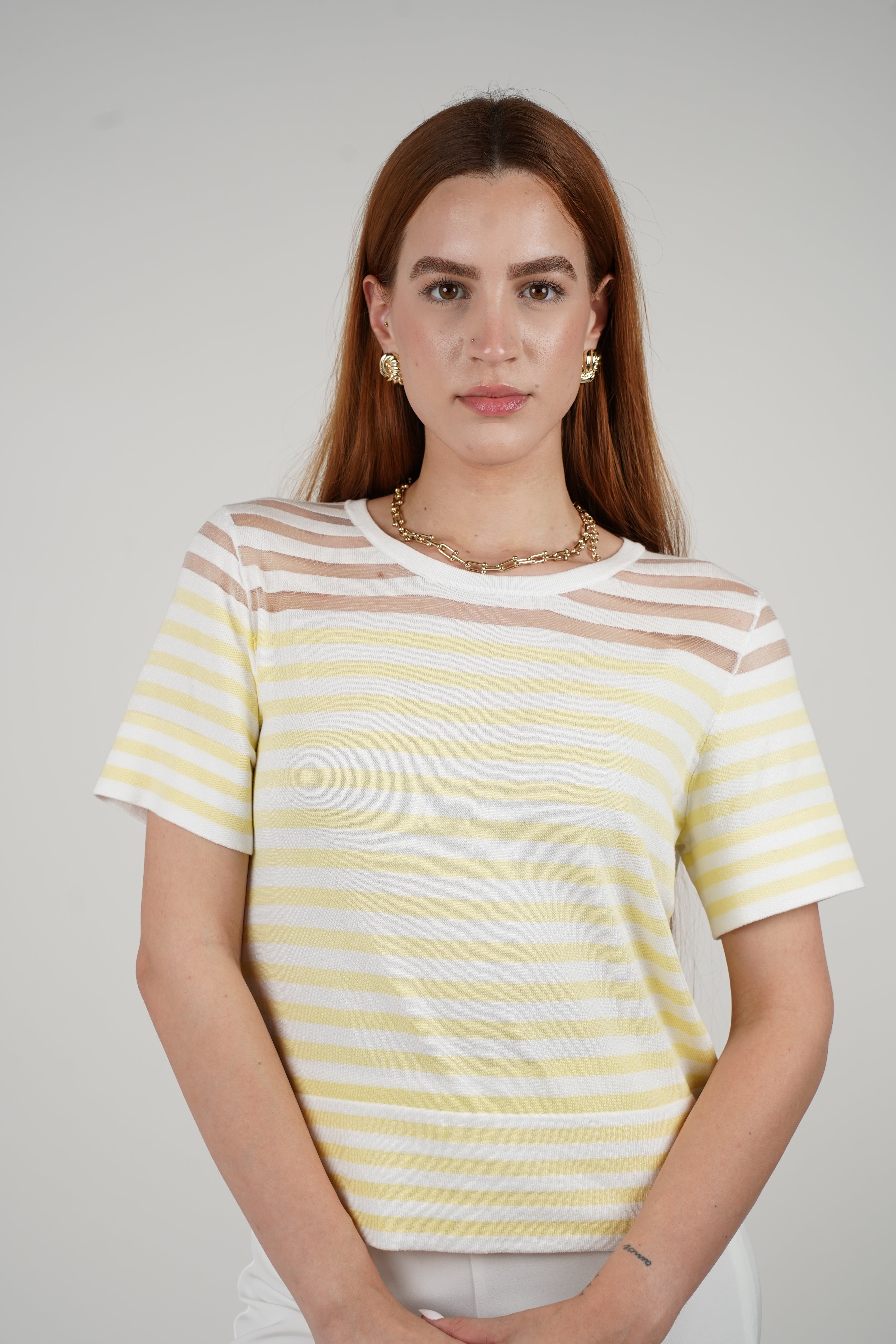 Viviana Striped T-Shirt – Classic Fit with a Modern Twist