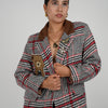 Blazer de oso a cuadros