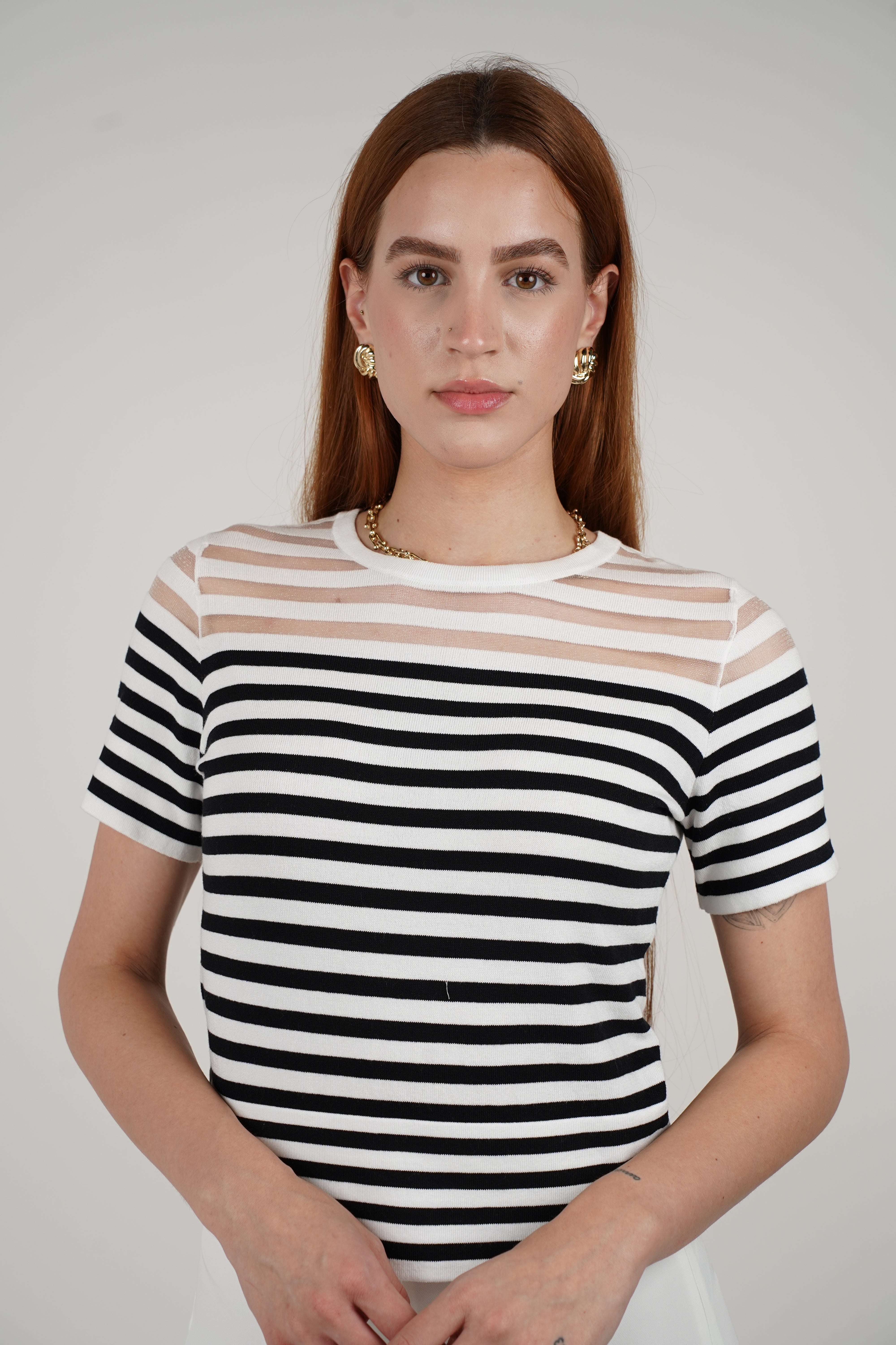 Viviana Striped T-Shirt – Classic Fit with a Modern Twist