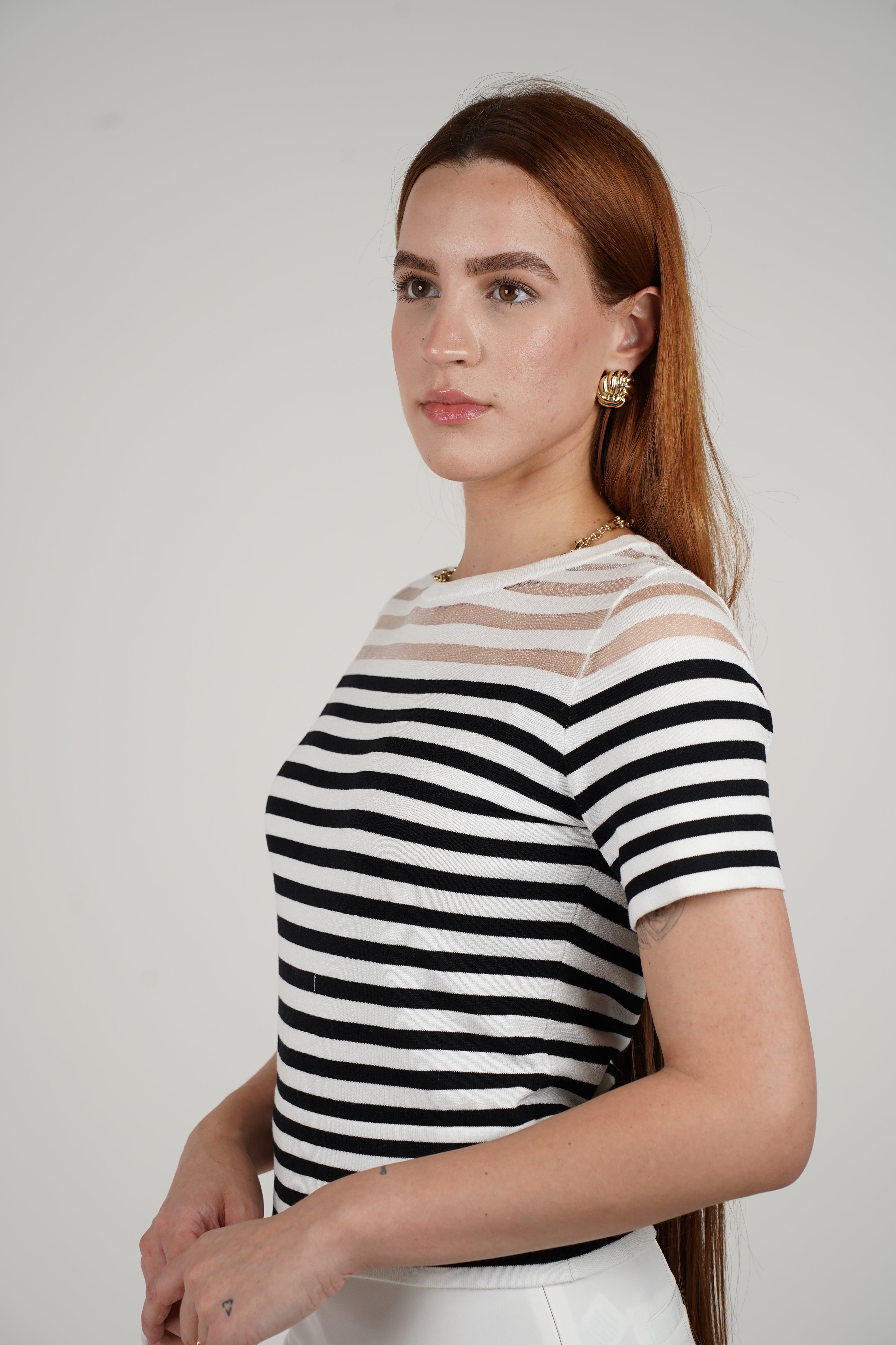 Viviana Striped T-Shirt – Classic Fit with a Modern Twist