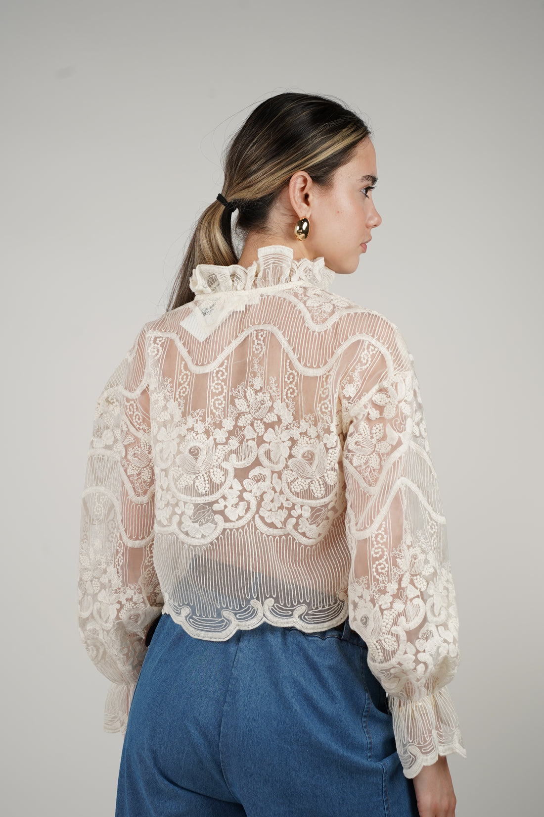 Caro Sheer Lace Top – Romantic & Elegant with a Modern Twist