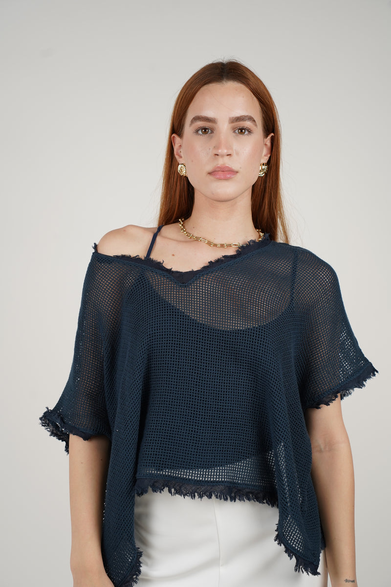 Hermita Knitted Top – Lightweight Textured Style with a Laid-Back Feel